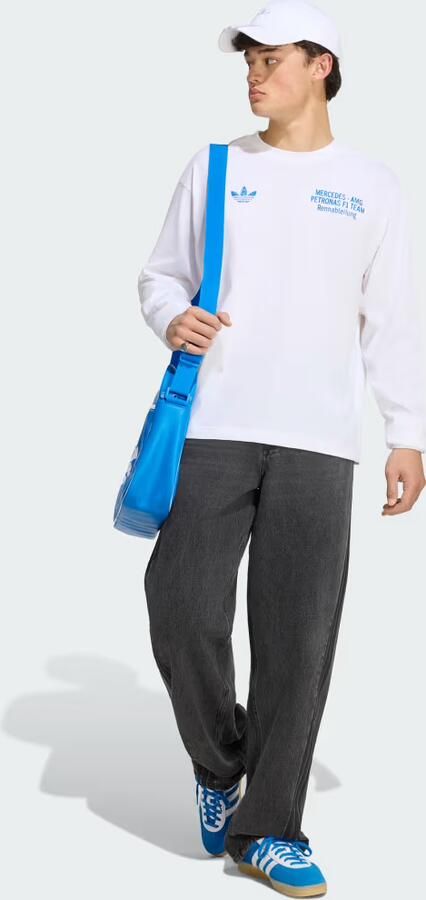 Adidas MERCEDES AMG PETRONAS FORMULA 1 TEAM BLUE WONDER LONGSLEEVE - Foto 3