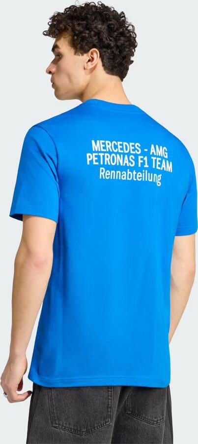 Adidas MERCEDES AMG PETRONAS FORMULA 1 TEAM BLUE WONDER T-SHIRT - Foto 6
