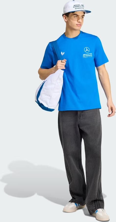 Adidas MERCEDES AMG PETRONAS FORMULA 1 TEAM BLUE WONDER T-SHIRT - Foto 5