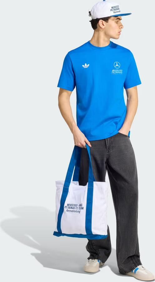 Adidas MERCEDES AMG PETRONAS FORMULA 1 TEAM BLUE WONDER T-SHIRT - Foto 4