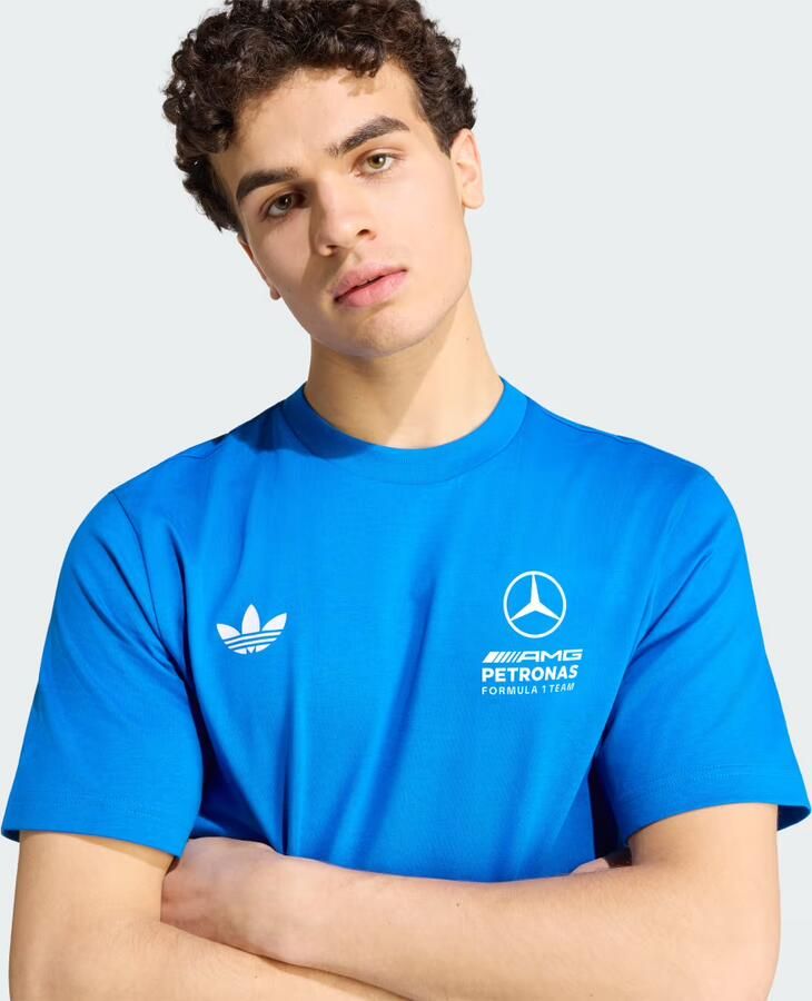 Adidas MERCEDES AMG PETRONAS FORMULA 1 TEAM BLUE WONDER T-SHIRT - Foto 3