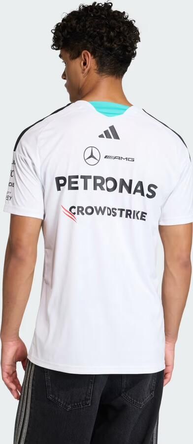 Adidas Mercedes Amg Petronas F1 Driver Shirt Wit- Heren Wit - Foto 6