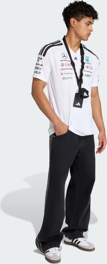 Adidas Mercedes Amg Petronas F1 Driver Shirt Wit- Heren Wit - Foto 7