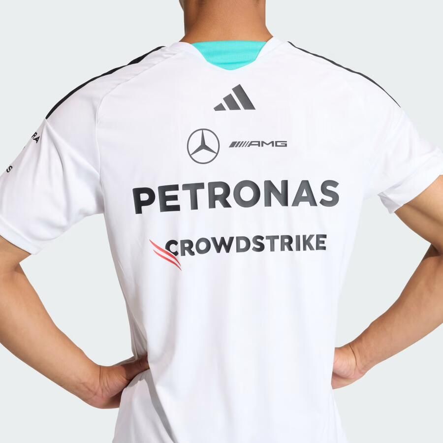 Adidas Mercedes Amg Petronas F1 Driver Shirt Wit- Heren Wit - Foto 3