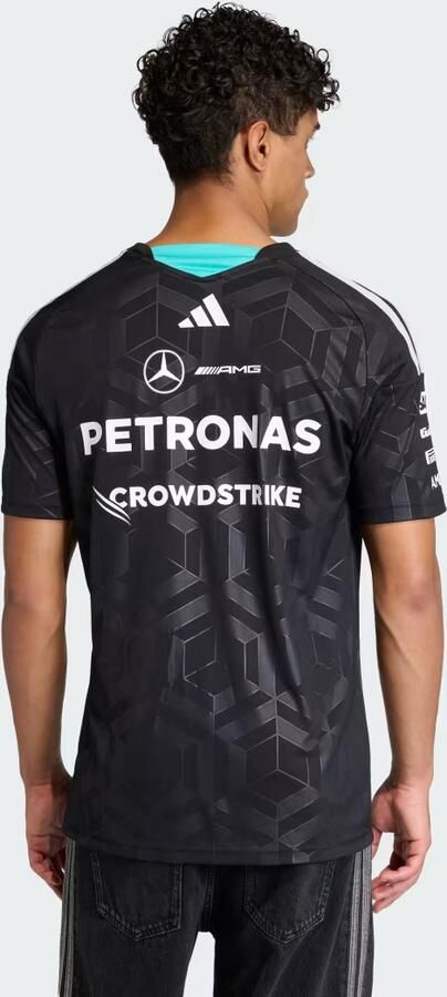 Adidas Mercedes Amg Petronas F1 Driver Shirt Zwart- Heren Zwart - Foto 6