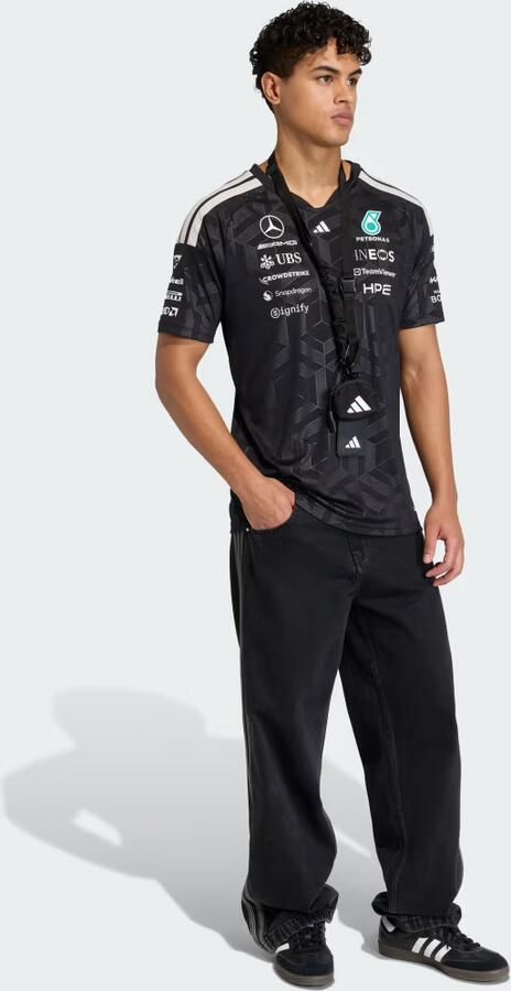 Adidas Mercedes Amg Petronas F1 Driver Shirt Zwart- Heren Zwart - Foto 5