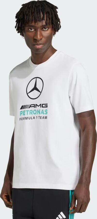 Adidas Mercedes Amg Petronas F1 Dna Graphic T-shirt Wit- Heren Wit - Foto 2