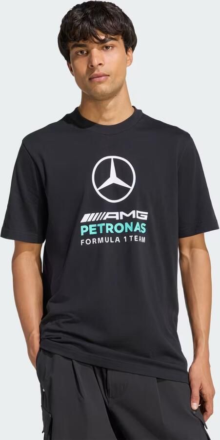 Adidas Mercedes Amg Petronas F1 Dna Graphic T-shirt Zwart- Heren Zwart