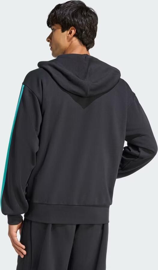 Adidas MERCEDES AMG PETRONAS FORMULA 1 TEAM DNA HOODIE MET LANGE RITSSLUITING - Foto 5