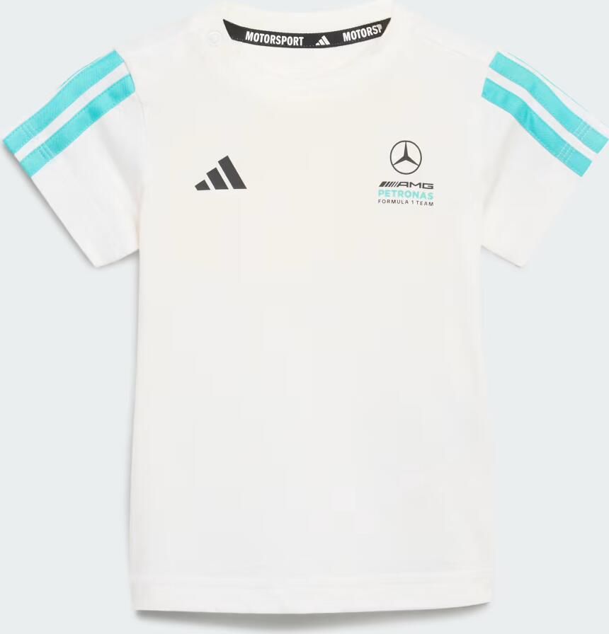 Adidas MERCEDES AMG PETRONAS FORMULA 1 TEAM DNA JOGGINGSET MET KORTE MOUWEN BABY - Foto 2