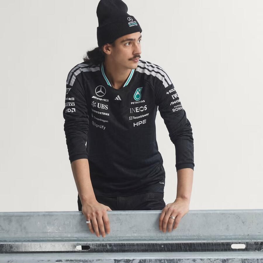 Adidas MERCEDES AMG PETRONAS FORMULA 1 TEAM DRIVER AUTHENTIEKE LONGSLEEVE