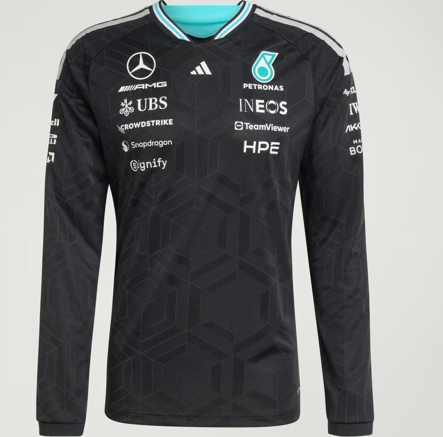 Adidas MERCEDES AMG PETRONAS FORMULA 1 TEAM DRIVER AUTHENTIEKE LONGSLEEVE - Foto 6