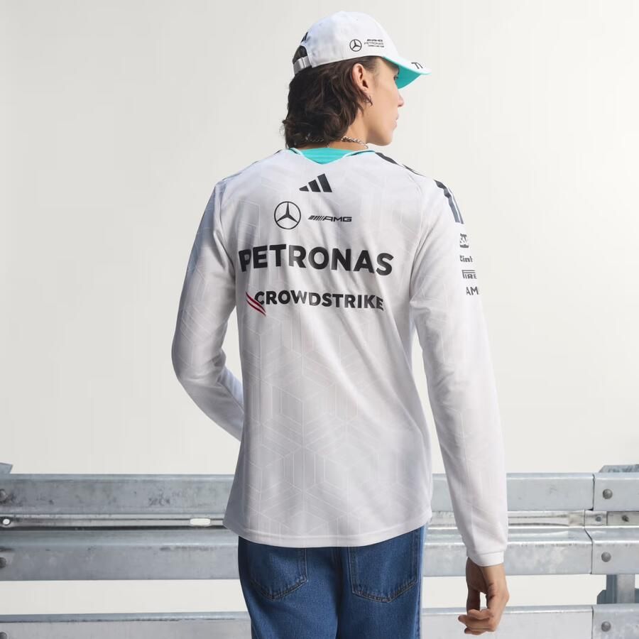 Adidas MERCEDES AMG PETRONAS FORMULA 1 TEAM DRIVER AUTHENTIEKE LONGSLEEVE - Foto 2