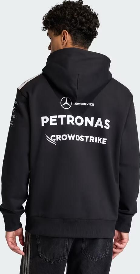 Adidas MERCEDES AMG PETRONAS FORMULA 1 TEAM DRIVER Sweatshirt MET CAPUCHON - Foto 7