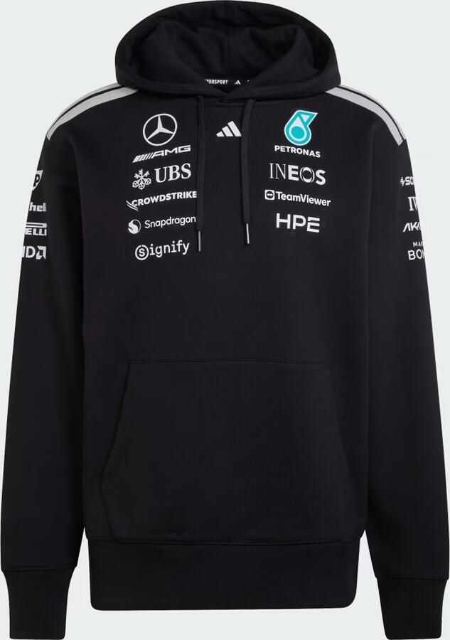 Adidas MERCEDES AMG PETRONAS FORMULA 1 TEAM DRIVER Sweatshirt MET CAPUCHON - Foto 5