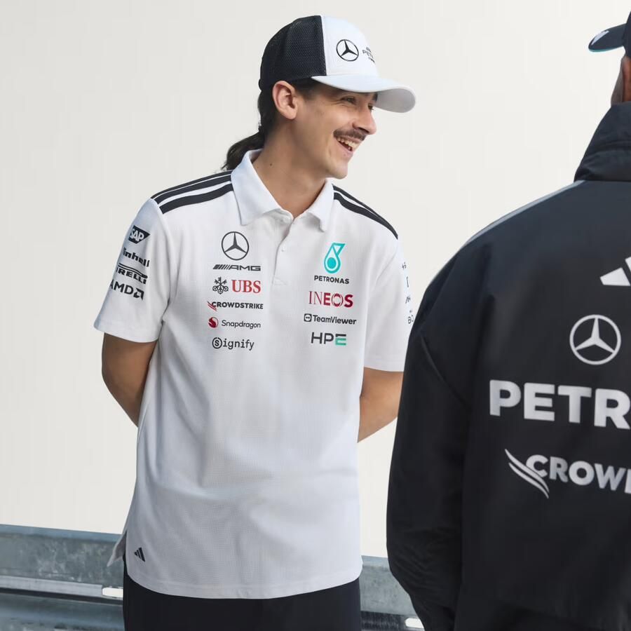 Adidas MERCEDES AMG PETRONAS FORMULA 1 TEAM ENGINEERS POLOSHIRT - Foto 5