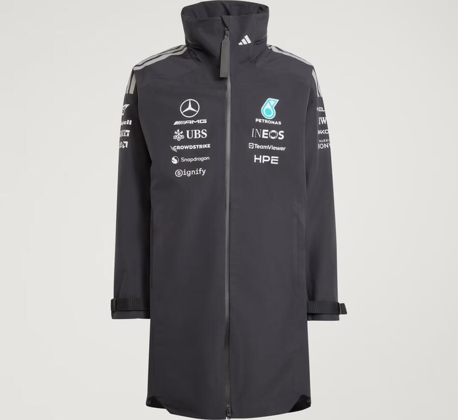 Adidas Mercedes AMG Petronas Formula 1 Team Engineers Regenparka - Foto 6