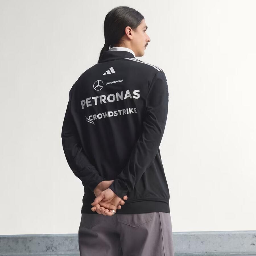 Adidas MERCEDES AMG PETRONAS FORMULA 1 TEAM ENGINEERS Sweatshirt MET KORTE RITS - Foto 2