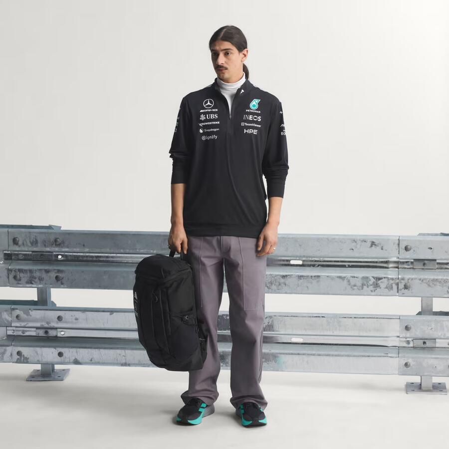 Adidas MERCEDES AMG PETRONAS FORMULA 1 TEAM ENGINEERS Sweatshirt MET KORTE RITS - Foto 3