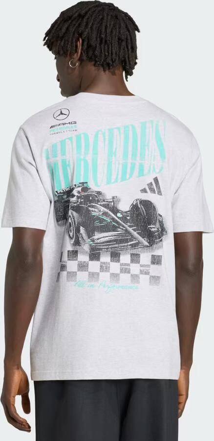 Adidas MERCEDES AMG PETRONAS FORMULA 1 TEAM GRAPHIC T-SHIRT 01 - Foto 6