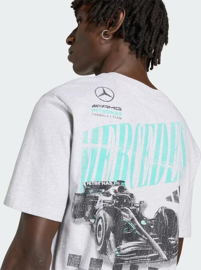 Adidas MERCEDES AMG PETRONAS FORMULA 1 TEAM GRAPHIC T-SHIRT 01 - Foto 4