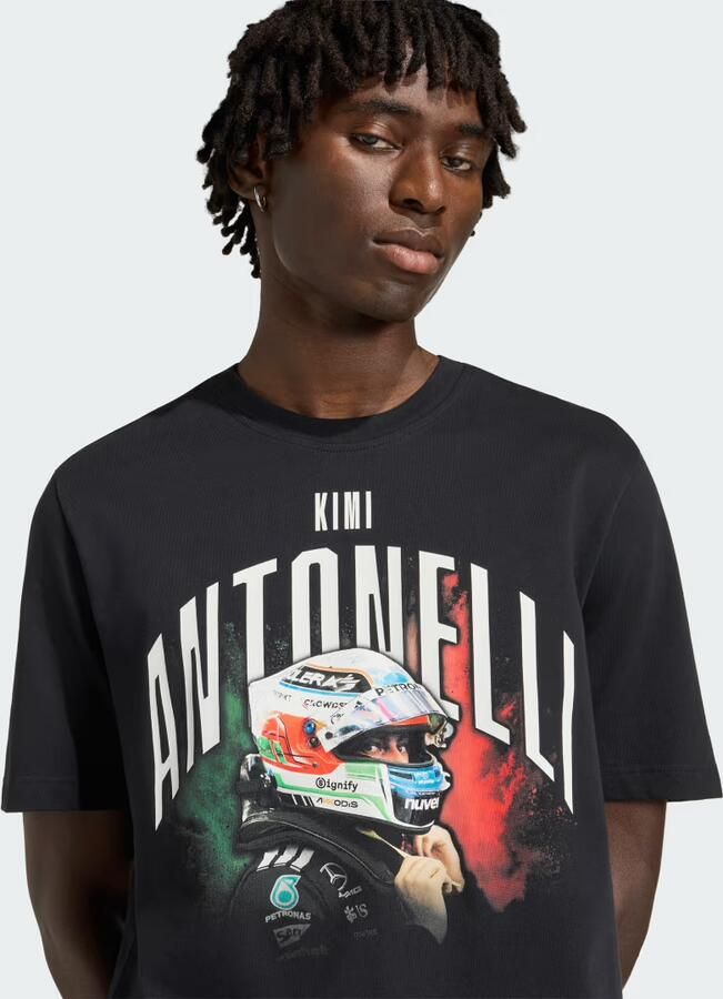 Adidas MERCEDES AMG PETRONAS FORMULA 1 TEAM KIMI ANTONELLI GRAPHIC T-SHIRT - Foto 4