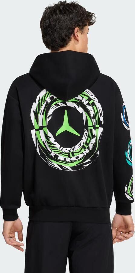 Adidas MERCEDES AMG PETRONAS FORMULA 1 TEAM LIGHTS ON HOODIE - Foto 5