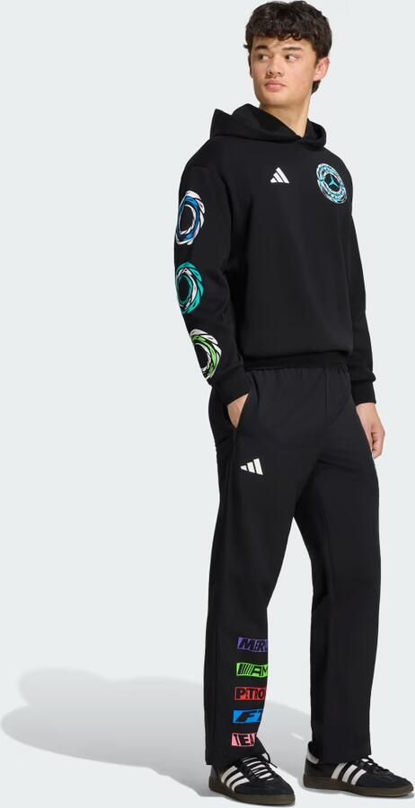 Adidas MERCEDES AMG PETRONAS FORMULA 1 TEAM LIGHTS ON HOODIE - Foto 4