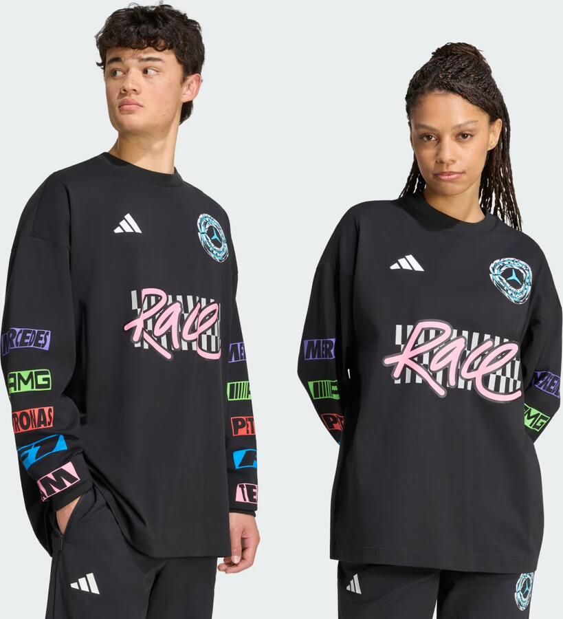 Adidas MERCEDES AMG PETRONAS FORMULA 1 TEAM LIGHTS ON LONGSLEEVE