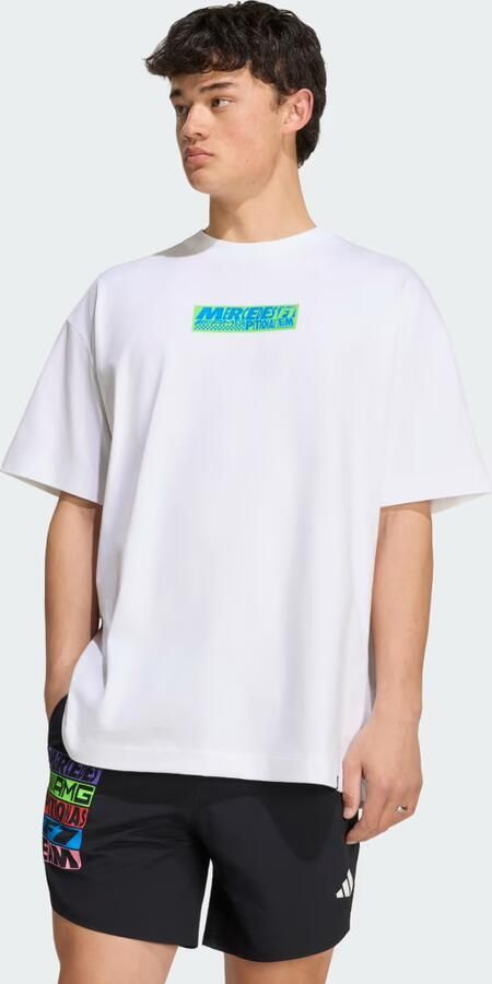 Adidas MERCEDES AMG PETRONAS FORMULA 1 TEAM LIGHTS ON T-SHIRT - Foto 4