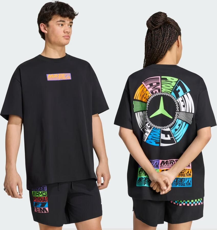 Adidas MERCEDES AMG PETRONAS FORMULA 1 TEAM LIGHTS ON T-SHIRT - Foto 2