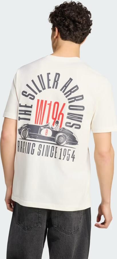Adidas MERCEDES AMG PETRONAS FORMULA 1 TEAM SILVER ARROWS 1955 GRAPHIC T-SHIRT - Foto 5
