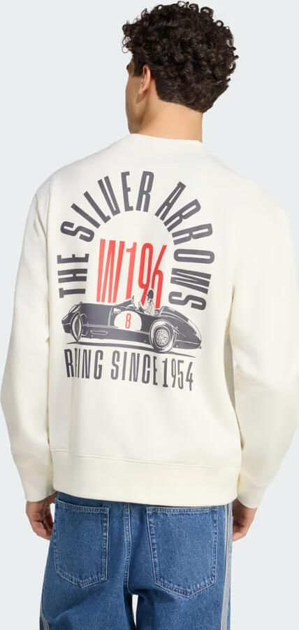 Adidas MERCEDES AMG PETRONAS FORMULA 1 TEAM SILVER ARROWS 1955 SWEATSHIRT - Foto 5