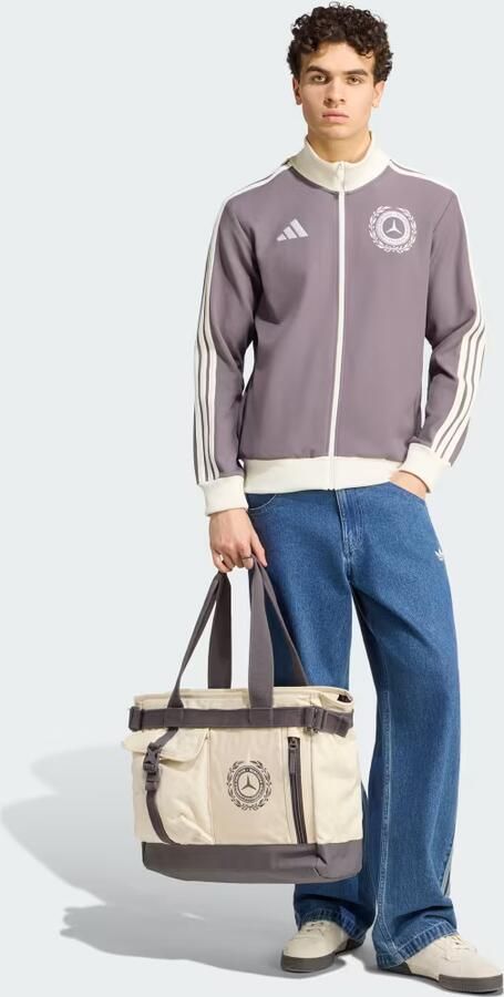 Adidas MERCEDES AMG PETRONAS FORMULA 1 TEAM SILVER ARROWS ICON SPORTJACK MANNEN - Foto 4