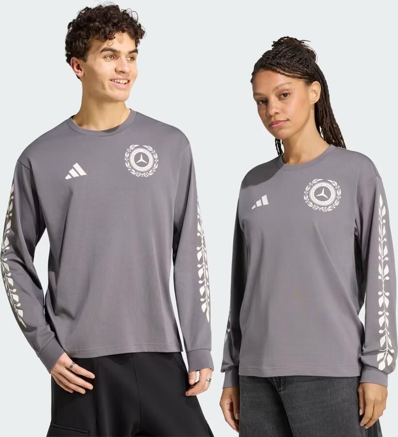 Adidas MERCEDES AMG PETRONAS FORMULA 1 TEAM SILVER ARROWS LONGSLEEVE