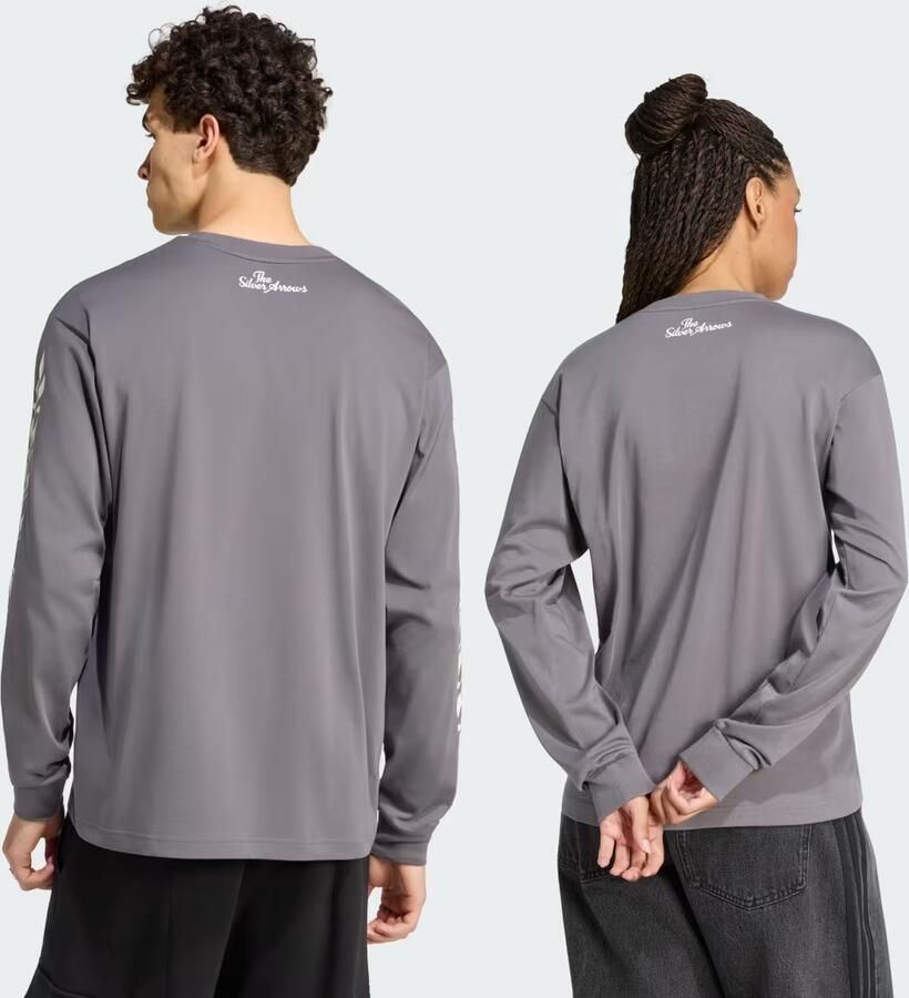 Adidas MERCEDES AMG PETRONAS FORMULA 1 TEAM SILVER ARROWS LONGSLEEVE - Foto 2