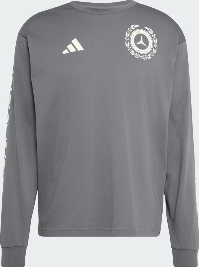 Adidas MERCEDES AMG PETRONAS FORMULA 1 TEAM SILVER ARROWS LONGSLEEVE - Foto 3