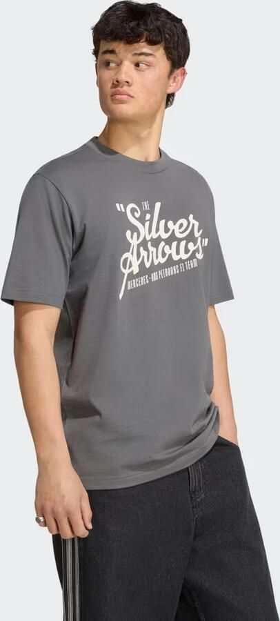 Adidas MERCEDES AMG PETRONAS FORMULA 1 TEAM SILVER ARROWS T-SHIRT 03 MEN