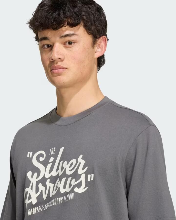 Adidas MERCEDES AMG PETRONAS FORMULA 1 TEAM SILVER ARROWS T-SHIRT 03 MEN - Foto 4