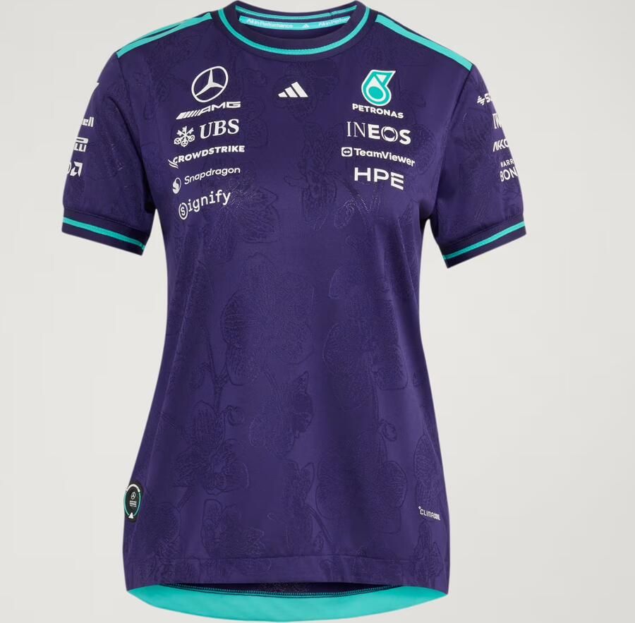 Adidas MERCEDES AMG PETRONAS FORMULA 1 TEAM VANDA BLOOM AUTHENTIEK COUREURSSHIRT - Foto 6