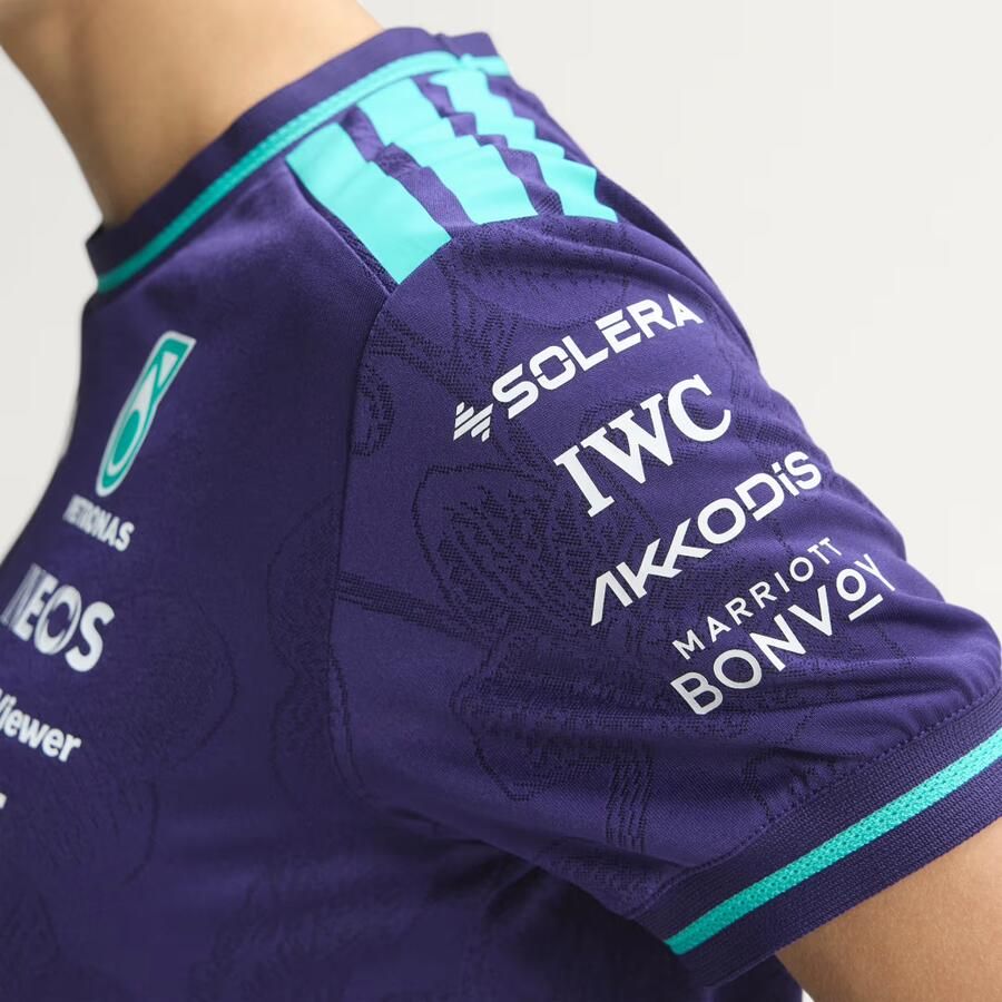Adidas MERCEDES AMG PETRONAS FORMULA 1 TEAM VANDA BLOOM AUTHENTIEK COUREURSSHIRT - Foto 4