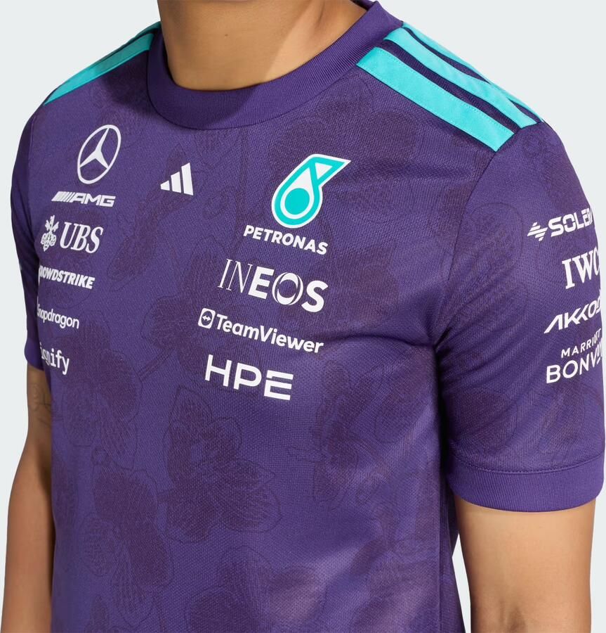 Adidas Mercedes AMG Petronas Formula 1 Team Vanda Bloom Coureursshirt - Foto 2