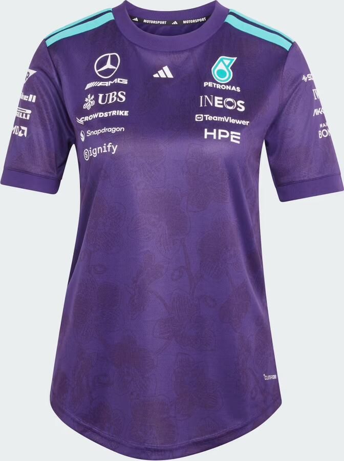 Adidas Mercedes AMG Petronas Formula 1 Team Vanda Bloom Coureursshirt - Foto 3