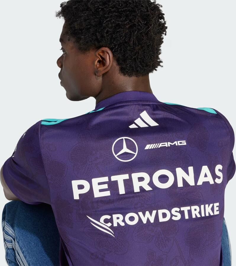 Adidas MERCEDES AMG PETRONAS FORMULA 1 TEAM VANDA BLOOM COUREURSSHIRT - Foto 3
