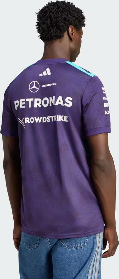 Adidas MERCEDES AMG PETRONAS FORMULA 1 TEAM VANDA BLOOM COUREURSSHIRT - Foto 6