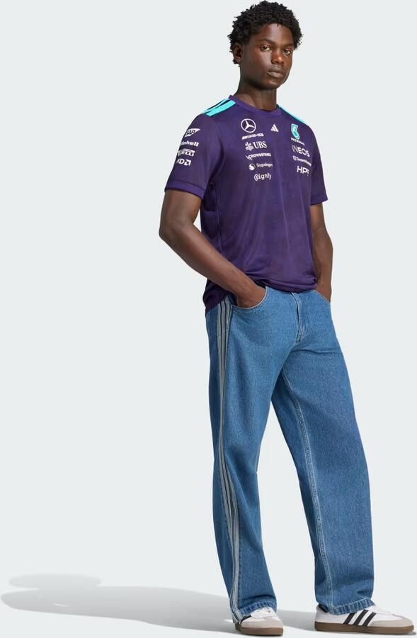Adidas MERCEDES AMG PETRONAS FORMULA 1 TEAM VANDA BLOOM COUREURSSHIRT - Foto 5