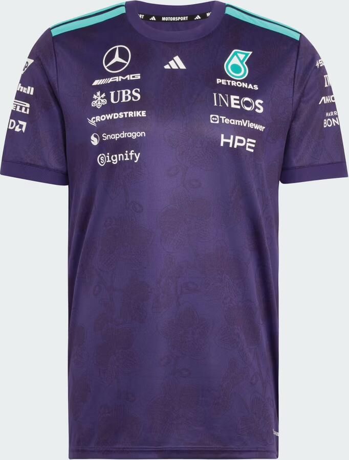 Adidas MERCEDES AMG PETRONAS FORMULA 1 TEAM VANDA BLOOM COUREURSSHIRT - Foto 4