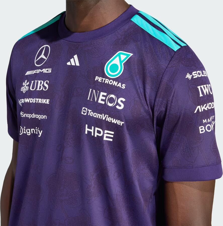 Adidas MERCEDES AMG PETRONAS FORMULA 1 TEAM VANDA BLOOM COUREURSSHIRT - Foto 2