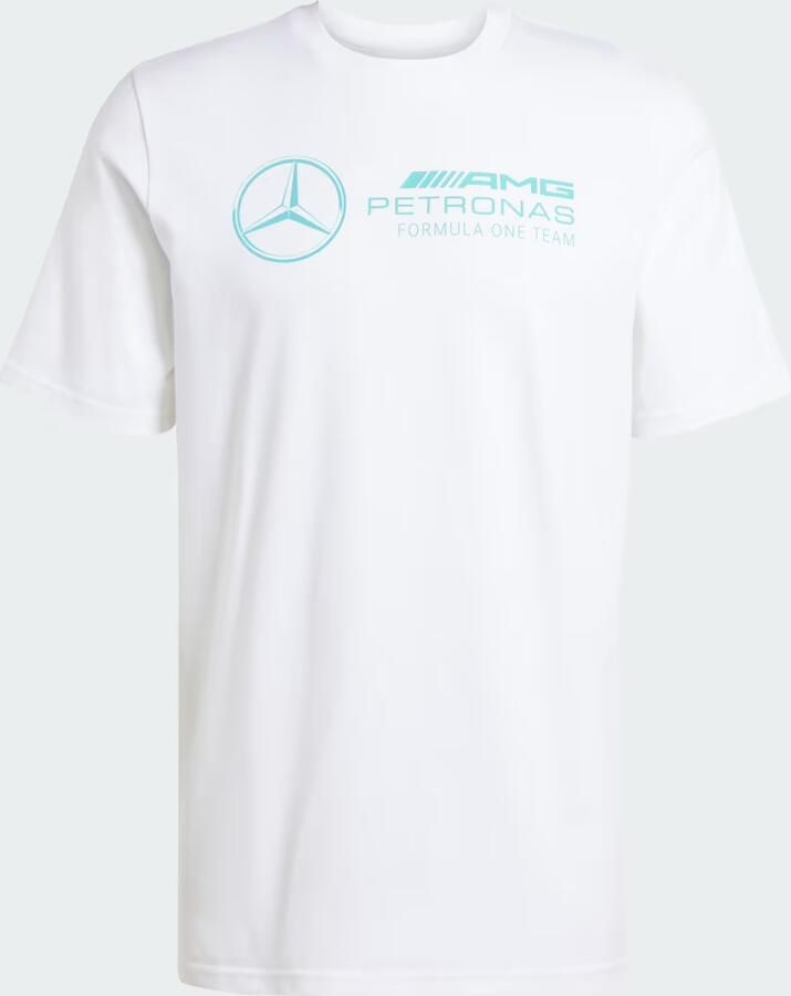 Adidas Mercedes AMG Petronas F1 DNA Graphic T-Shirt Wit- Heren Wit
