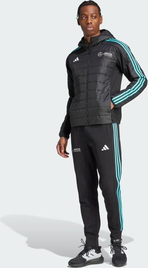 Adidas Mercedes AMG Petronas Formula One Team DNA Puffer Jack Zwart- Heren Zwart - Foto 3